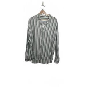 Sezane Octobre Chemise Charlie Striped Size Large Striped New With Tags